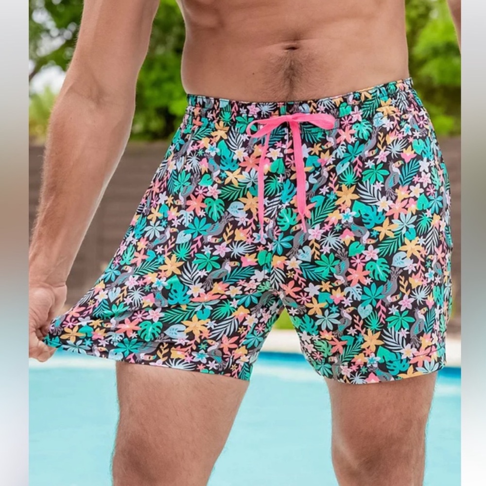 Chubbies Swim Trunks Floral Tuscan